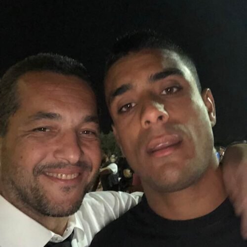 Στέφανος Μαλτζάρης μαζί με παίκτη του ΠΑΟΚ φωτογραφία 3