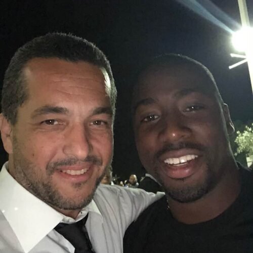 Στέφανος Μαλτζάρης μαζί με παίκτη του ΠΑΟΚ φωτογραφία 4